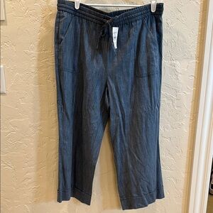 LOFT Blue Wide Leg Pants